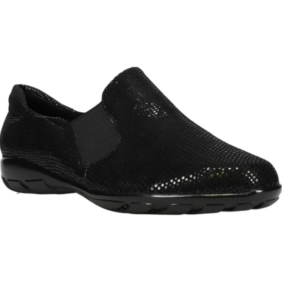 Vaneli Shoes - NWT.Vaneli Black Sequin Slip-On Loafers